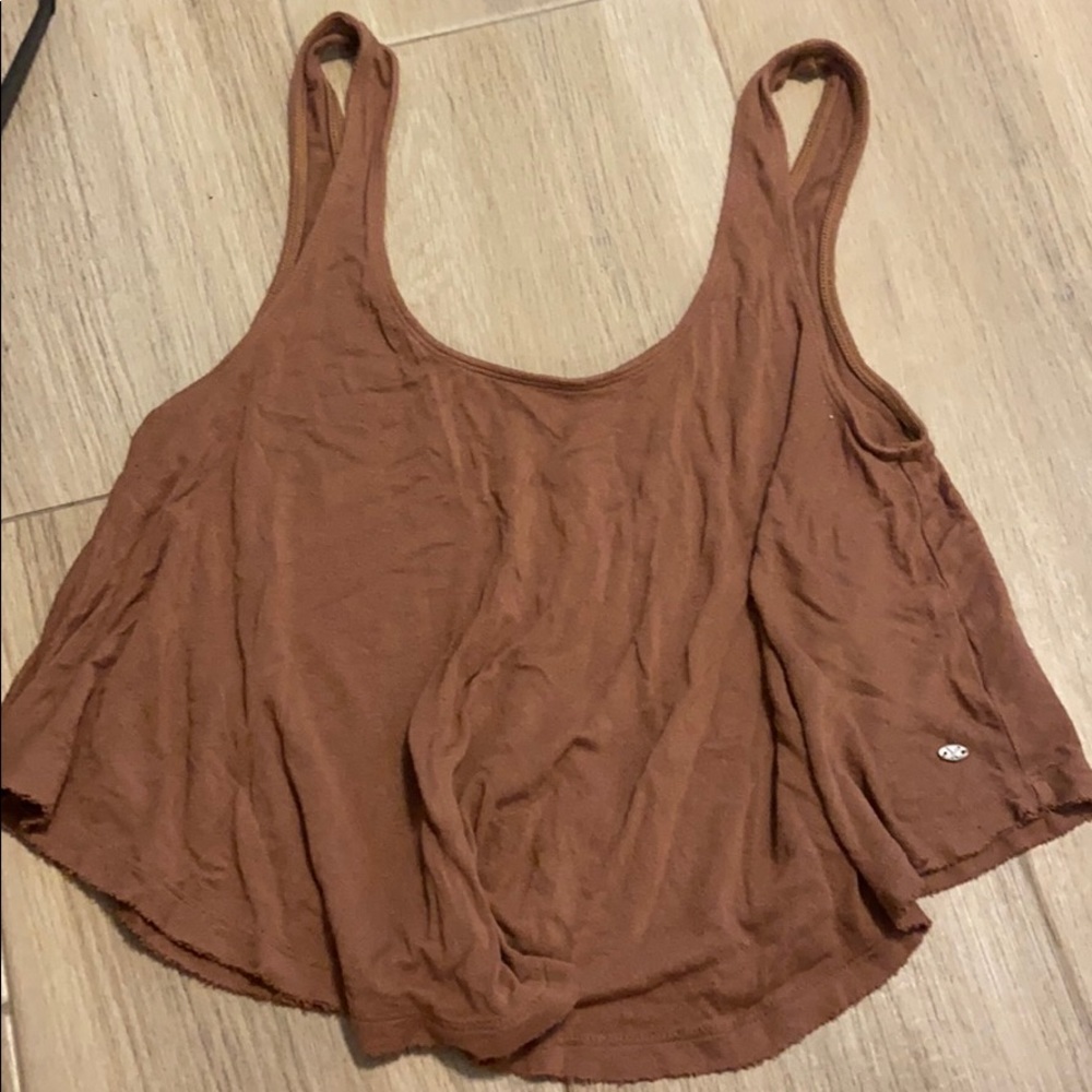 Brown Crop Top